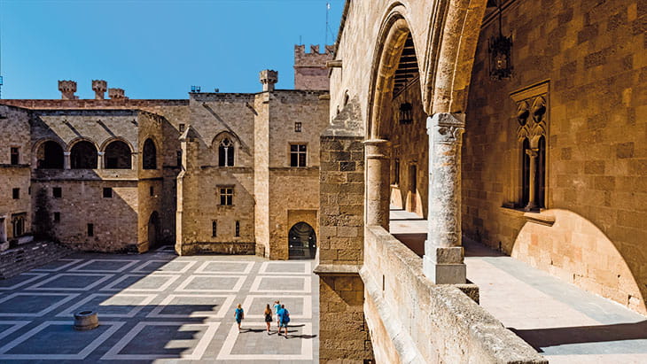 Palace of the Grand Masters in Rhodes, Greece